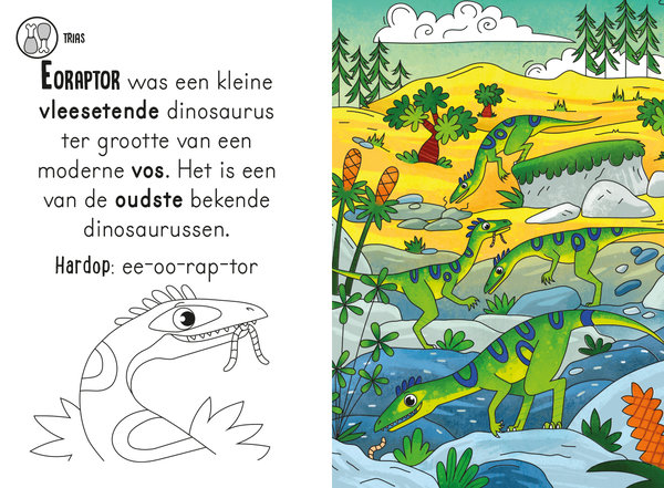 Magische waterkleurboek (Dino's)